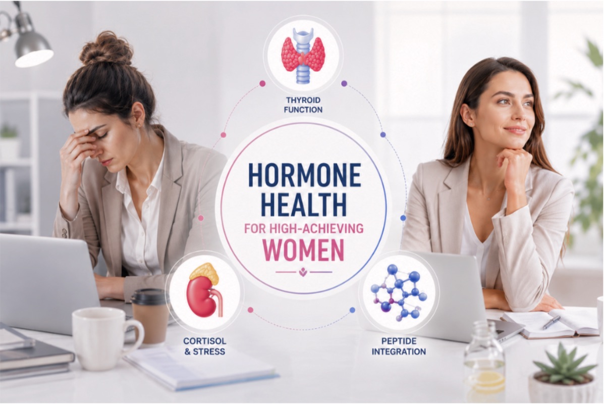 Hormone Health for High-Achieving Women: Addressing Cortisol, Thyroid, and Peptide Integration